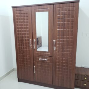 Compact & Stylish 3-Door Cabinet