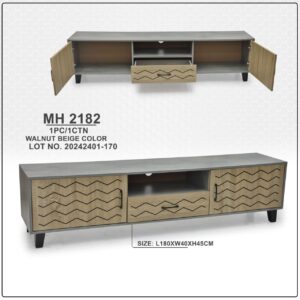 TV Unit - Elegant Design with Spacious Storage, Perfect for a Modern Living Room