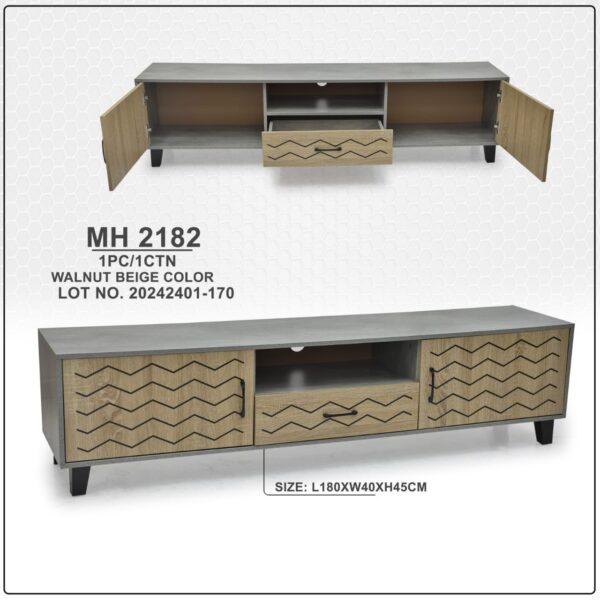 TV Unit - Elegant Design with Spacious Storage, Perfect for a Modern Living Room
